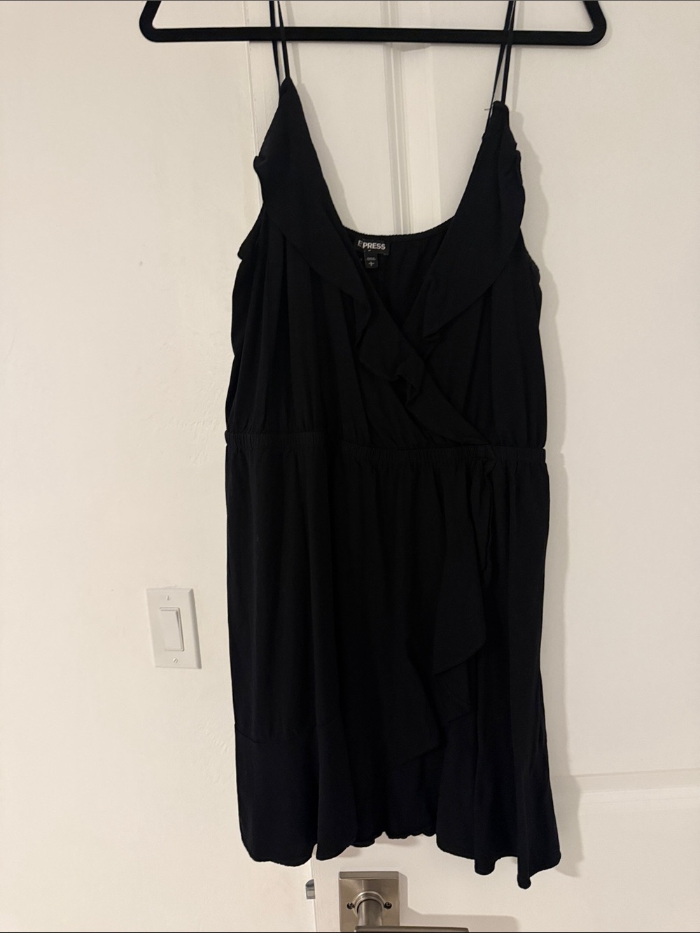 Express Black Mini Dress Size Medium Like New